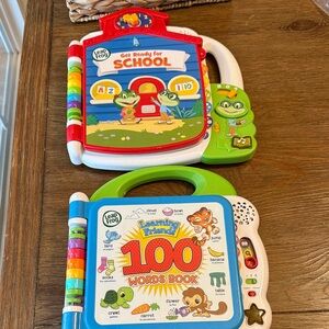Leap Frog Learning Friends 100 Words and Get Ready for School Books set